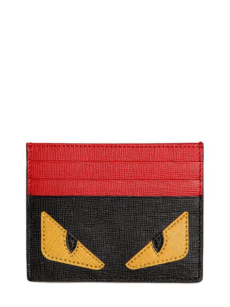 fendi monster credit card case|fendi card holder wallet.